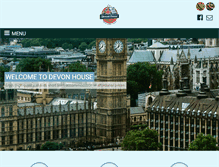 Tablet Screenshot of devonhouselondon.com